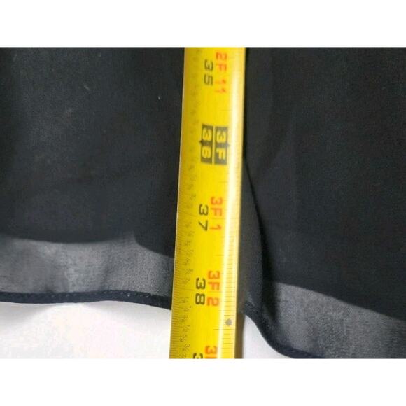 Women's Simply Be Sz 22 Black Sleeveless Short Trapeze Tassel Dress Sequence - Picture 6 of 13